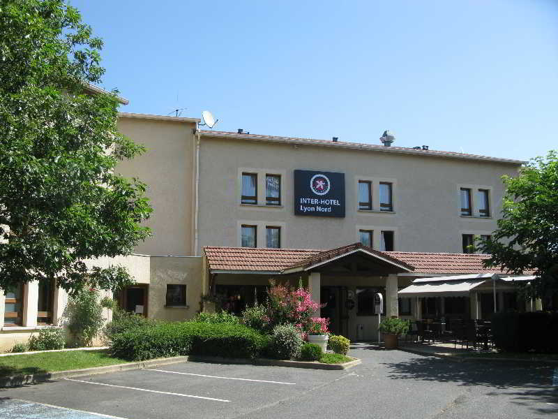 Greet Hotel Massieux Lyon Nord Eksteriør bilde